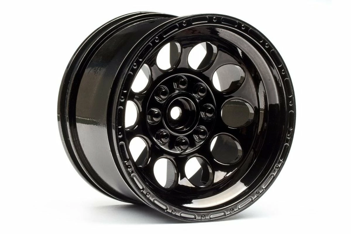 101252 | HPI 3.2" Bullet Black Chrome Rims 2Pcs 4 101252 | HPI 3.2" Bullet Black Chrome Rims 2Pcs - Image 2