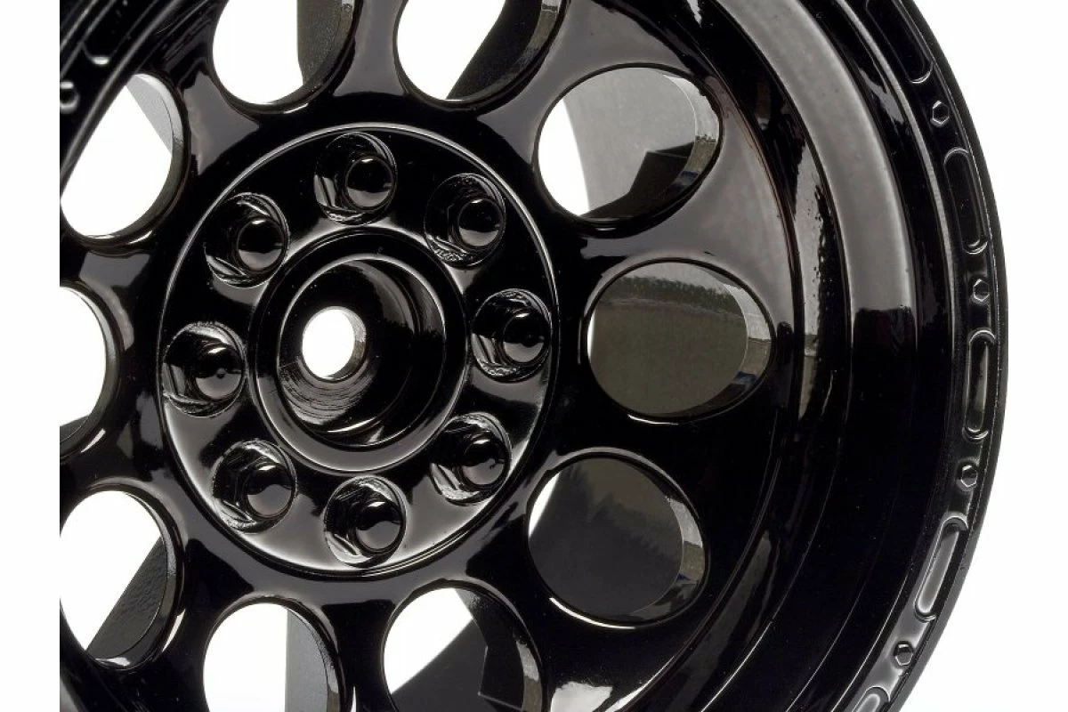 101252 | HPI 3.2" Bullet Black Chrome Rims 2Pcs 5 101252 | HPI 3.2" Bullet Black Chrome Rims 2Pcs - Image 3