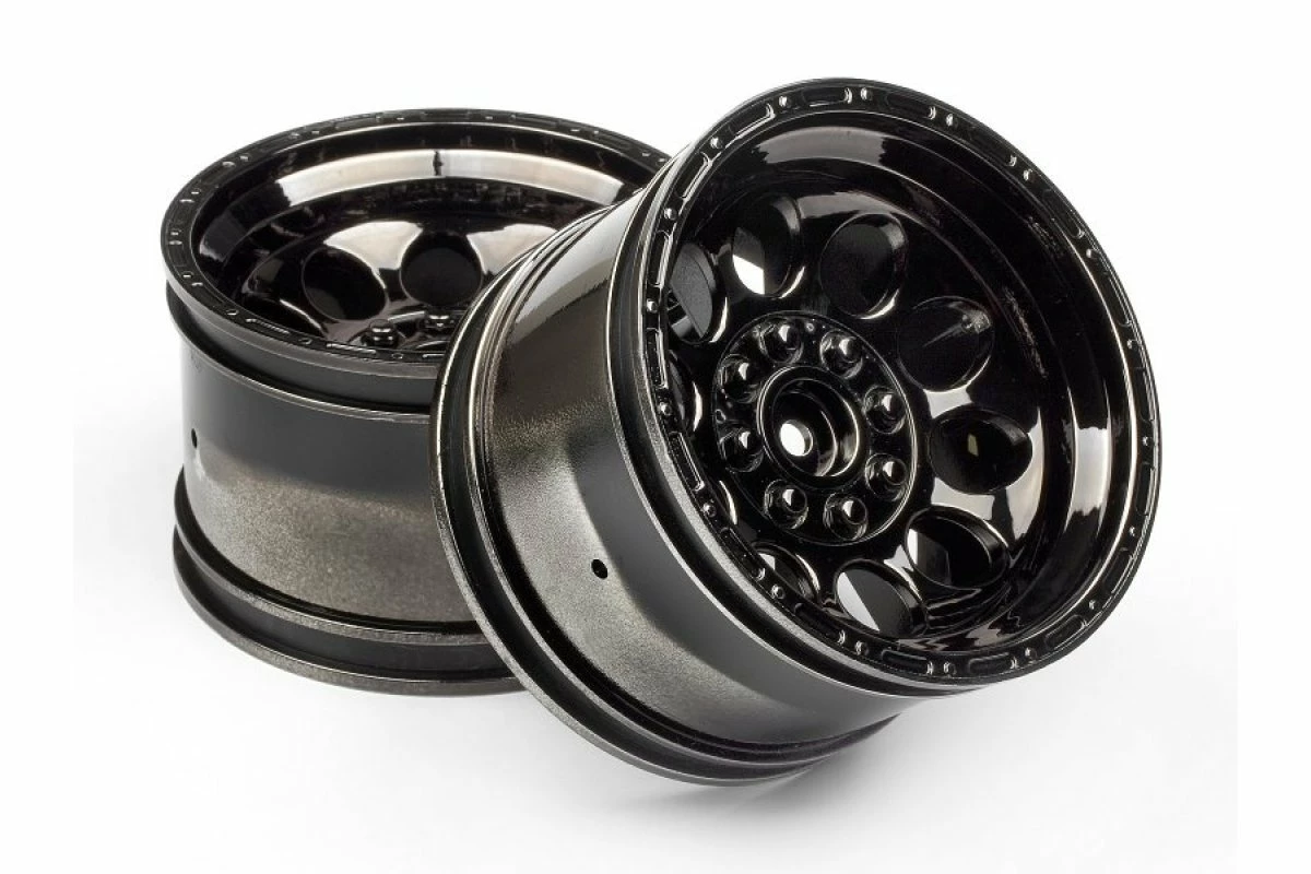 101252 | HPI 3.2" Bullet Black Chrome Rims 2Pcs 6 101252 | HPI 3.2" Bullet Black Chrome Rims 2Pcs - Image 4