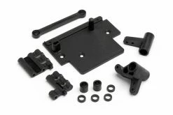 101662 | HPI Bullet Flux ESC Mounting Plate & Steering Bellcrank Set