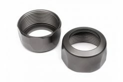102154 | HPI Baja 5B/5SC/5T 20x12mm Gunmetal Aluminium Shock Caps 2Pcs