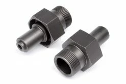 102156 | HPI Baja 5B Gunmetal Aluminium 24mm Front Wheel Hexes W/ Pins 2Pcs