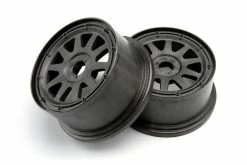 104972 | HPI 4.7/5.5" Baja 5T/5SC Front TR-10 Gunmetal Rims 2Pcs