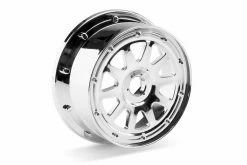 104977 | HPI 4.7/5.5" Baja 5T/5SC Rear TR-10 Chrome Rims 2Pcs
