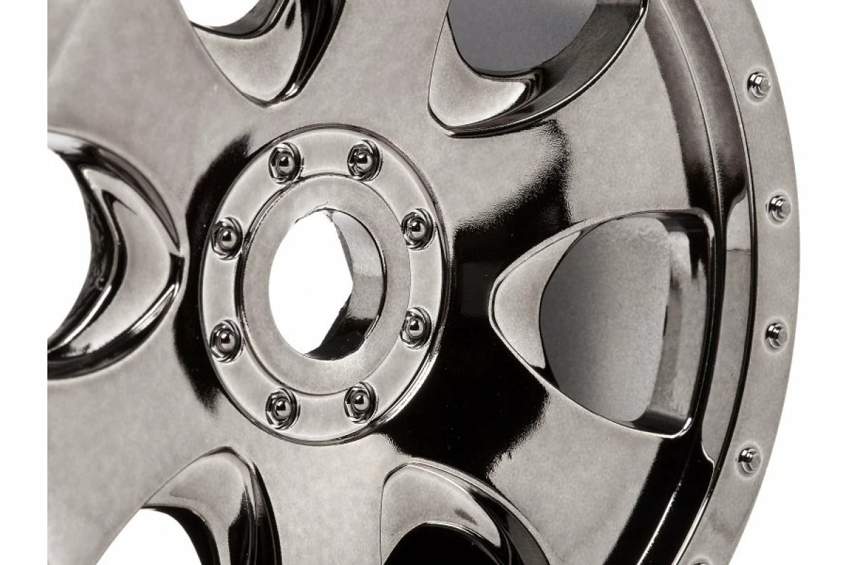 105801 | HPI 3.3" Savage Warlock Black Chrome Rims 2Pcs 5 105801 | HPI 3.3" Savage Warlock Black Chrome Rims 2Pcs - Image 3