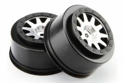 106200 | HPI 2.2/3.0" Blitz Mk.10 V2 Matte Chrome/Black Rims 2Pcs