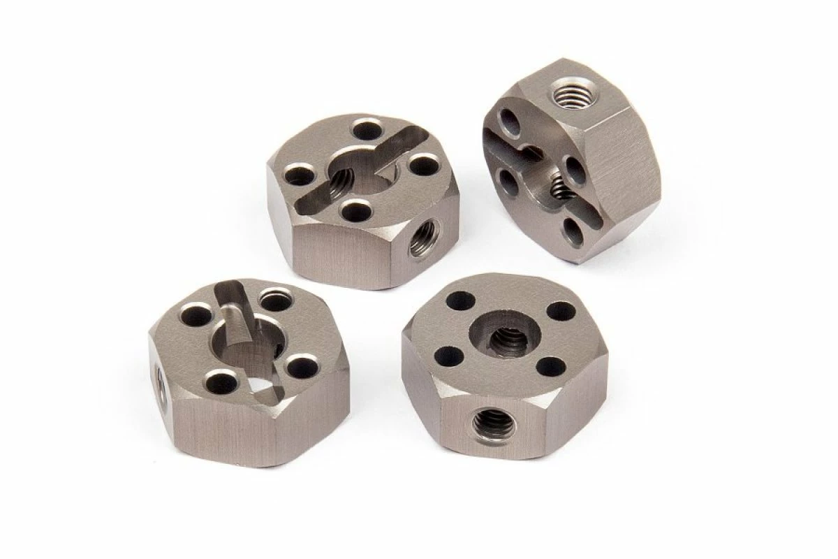 108020 | HPI Gunmetal Aluminium 12mm Wheel Hexes 4Pcs 3 108020 | HPI Gunmetal Aluminium 12mm Wheel Hexes 4Pcs