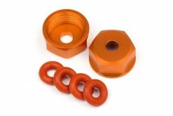 108071 | HPI Aluminium Bottom Shock Caps Orange 2Pcs