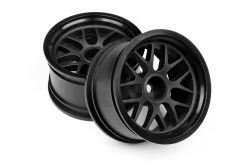 109156 | HPI 1.9" (9mm Off-Set) BBS Black Rims 2Pcs
