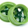 111091 | HPI 1.9" (6mm Off-Set) Work Meister S1 Green Rims 2Pcs
