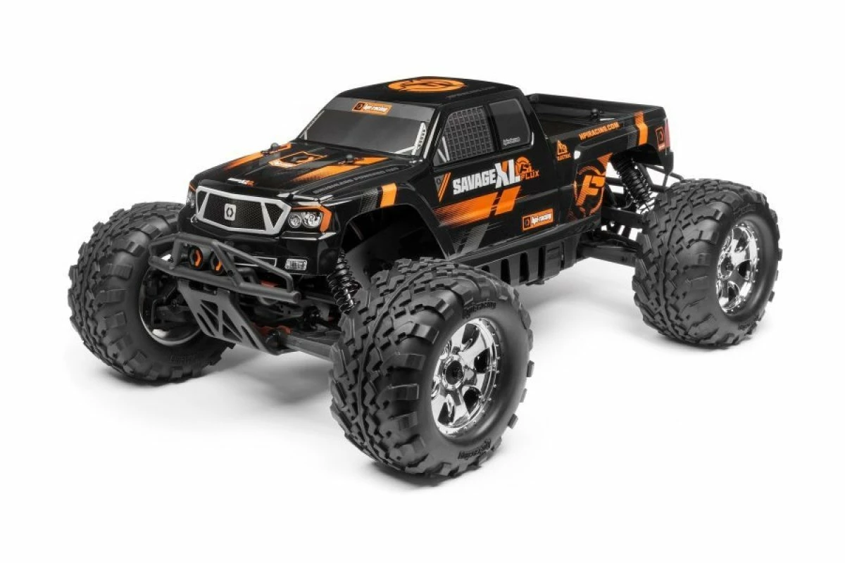 113333 | HPI 1/8 Savage XL Flux Black Painted Body Shell 3 113333 | HPI 1/8 Savage XL Flux Black Painted Body Shell