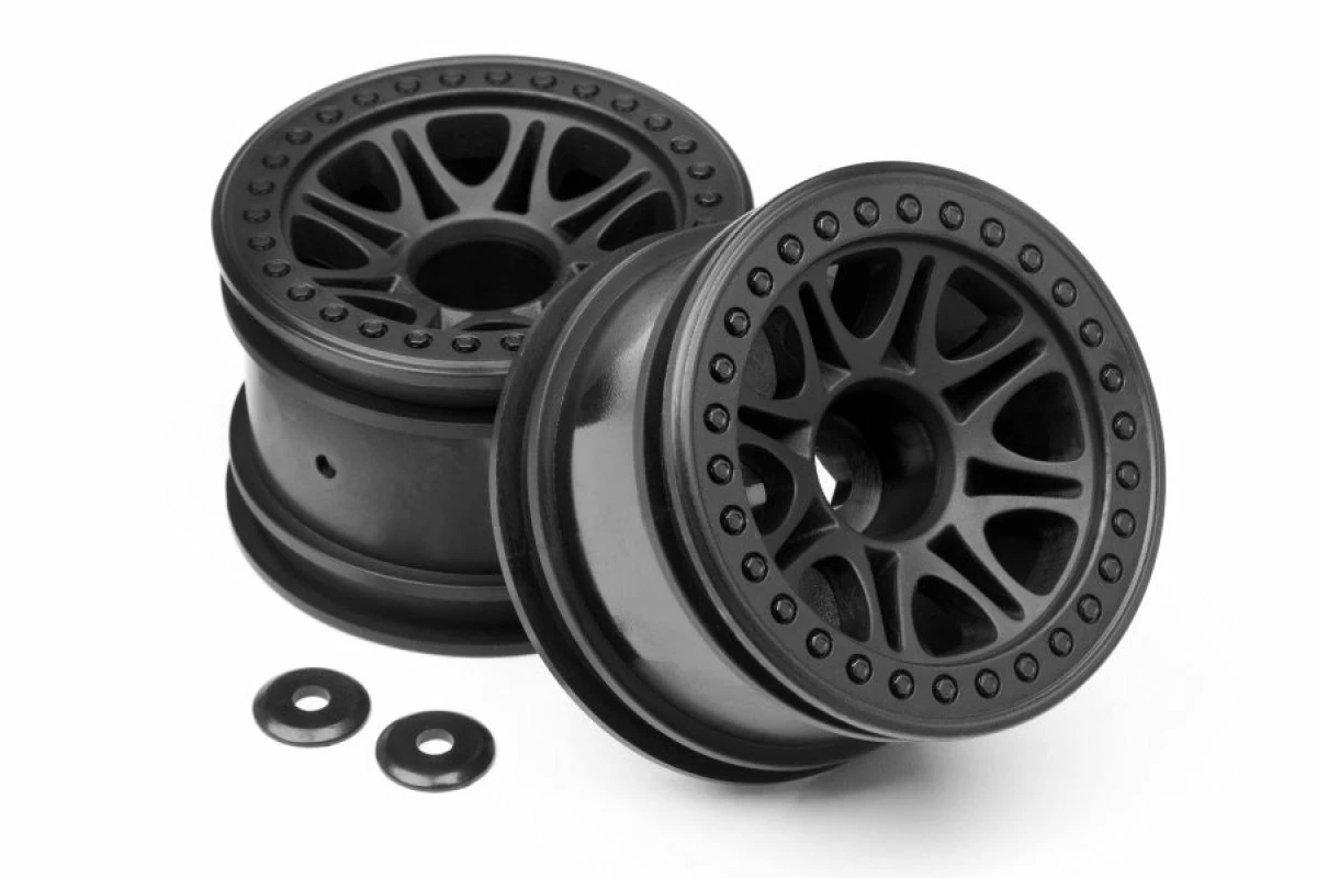 113337 | HPI 2.2" Split 8 Black Rims 2Pcs 6 113337 | HPI 2.2" Split 8 Black Rims 2Pcs - Image 4