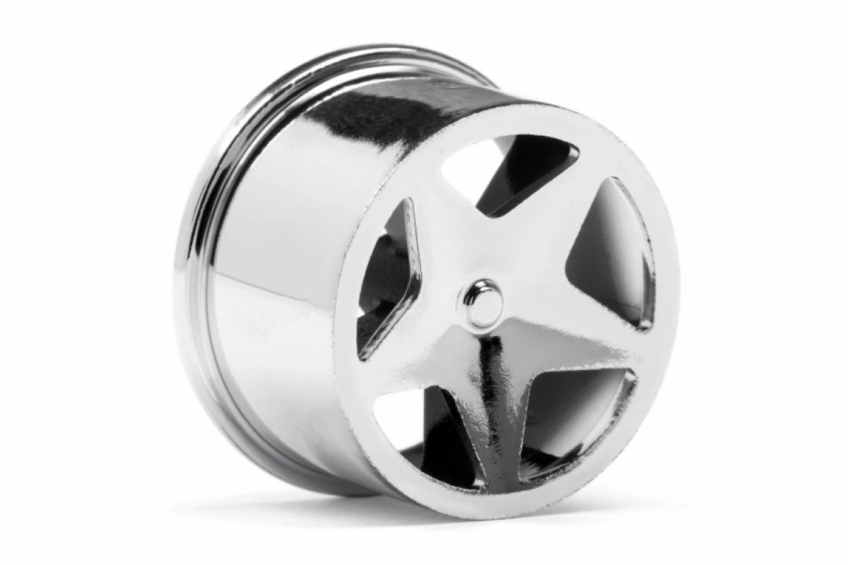 114279 | HPI 0.4" Q32 Super Star Chrome Rims Set 4 114279 | HPI 0.4" Q32 Super Star Chrome Rims Set - Image 2