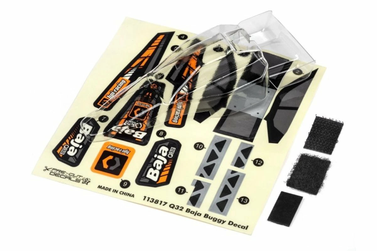 114283 | HPI Q32 Clear Unpainted Body Shell 4 114283 | HPI Q32 Clear Unpainted Body Shell - Image 2