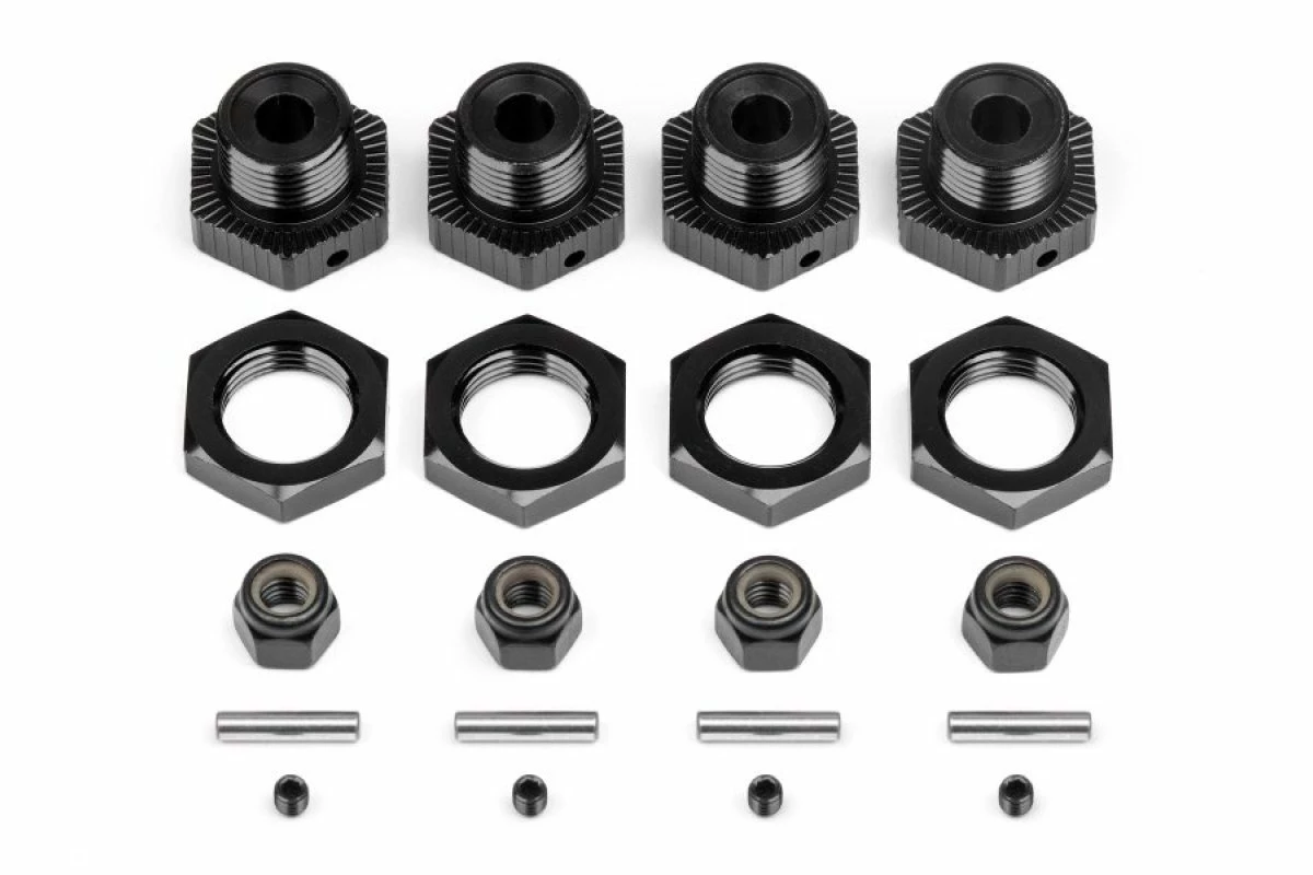 114341 | HPI 17mm Aluminium Hex Conversion Kit W/ Nuts 4 114341 | HPI 17mm Aluminium Hex Conversion Kit W/ Nuts - Image 2