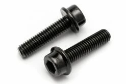 15463 | HPI 5x20mm Fine Thread Flanged Cap Head Screws 2Pcs