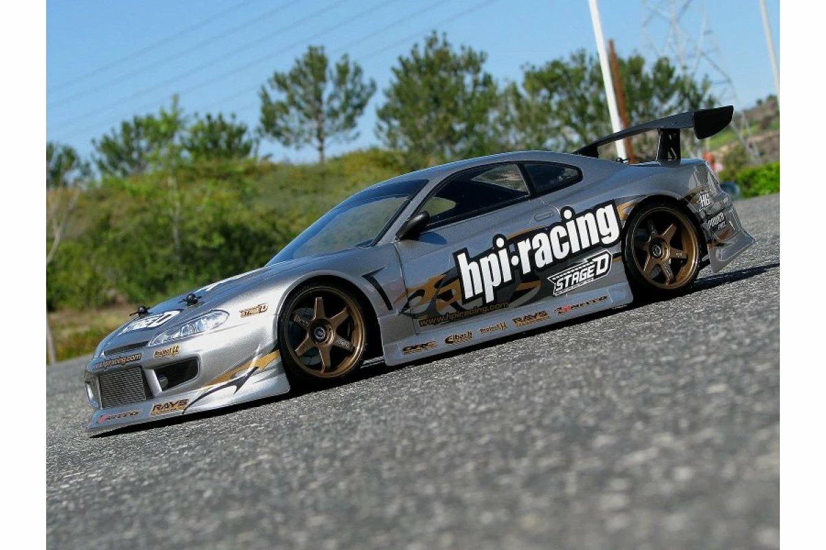 17530 | HPI E10 1/10 Nissan Silvia Unpainted Body Shell 4 17530 | HPI E10 1/10 Nissan Silvia Unpainted Body Shell - Image 2
