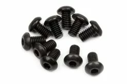 100864 | HPI 2.5x4mm Fine Thread Button Head Screws 10Pcs