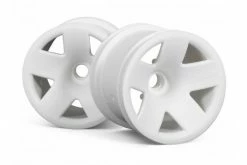 3040 | HPI 2.2" Type F5 White Rims 2Pcs