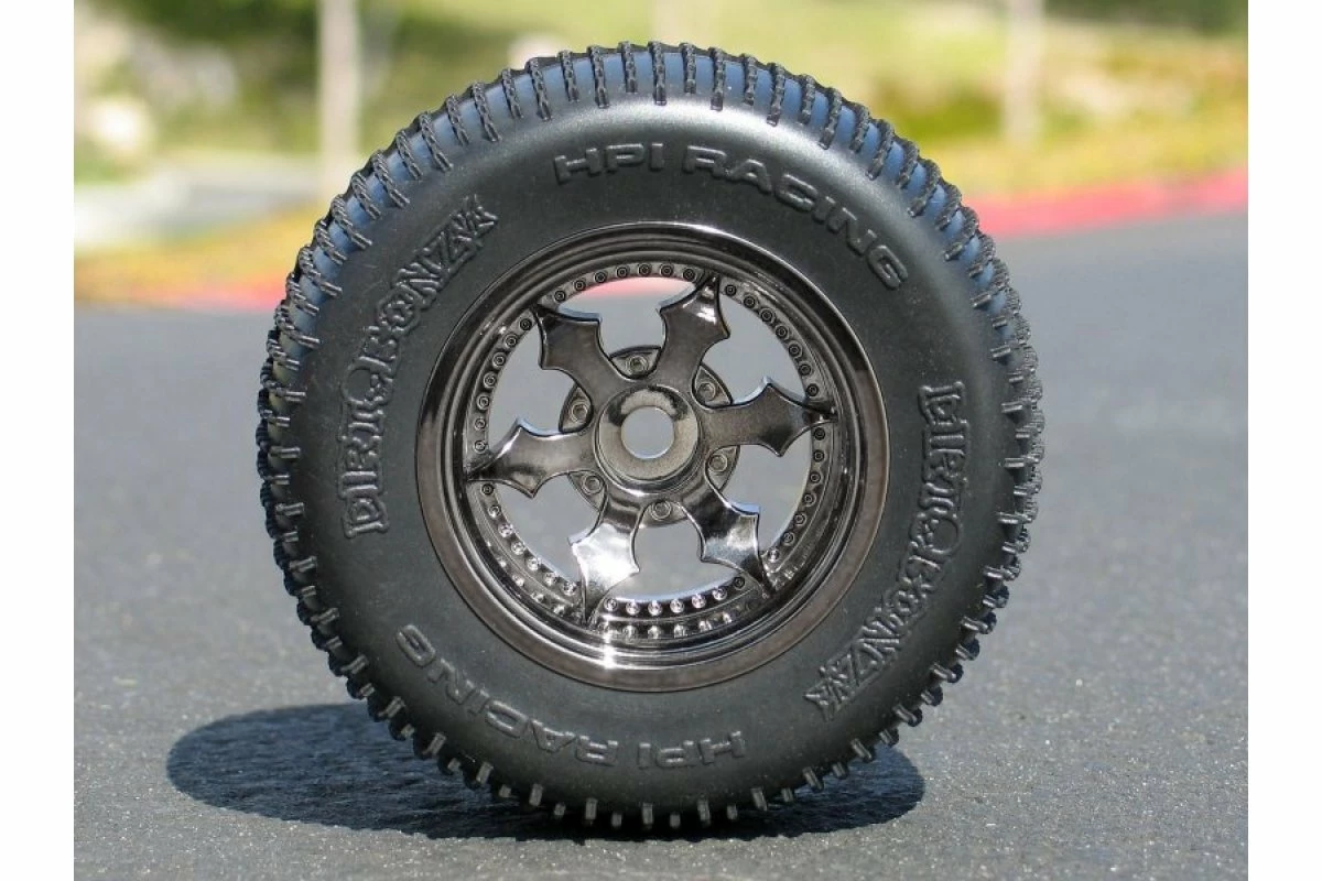 3082 | HPI 2.2" Spike Chrome Rims 2Pcs 5 3082 | HPI 2.2" Spike Chrome Rims 2Pcs - Image 3