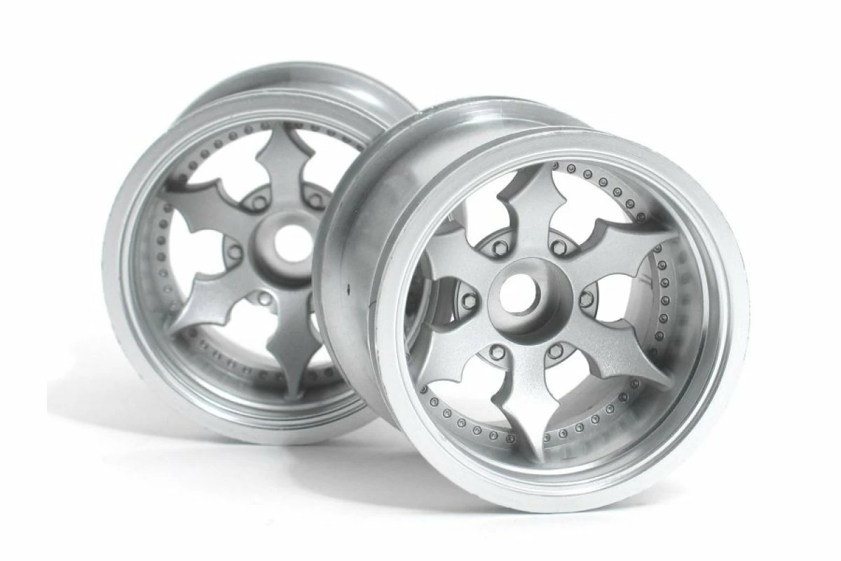 3083 | HPI 2.2" Firestorm Spike Truck Matte Chrome Rims 2Pcs 4 3083 | HPI 2.2" Firestorm Spike Truck Matte Chrome Rims 2Pcs - Image 2