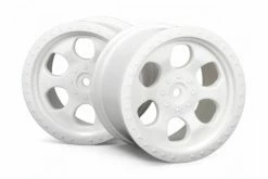 3115 | HPI 3.3" Savage 6-Spoke White Rims 2Pcs