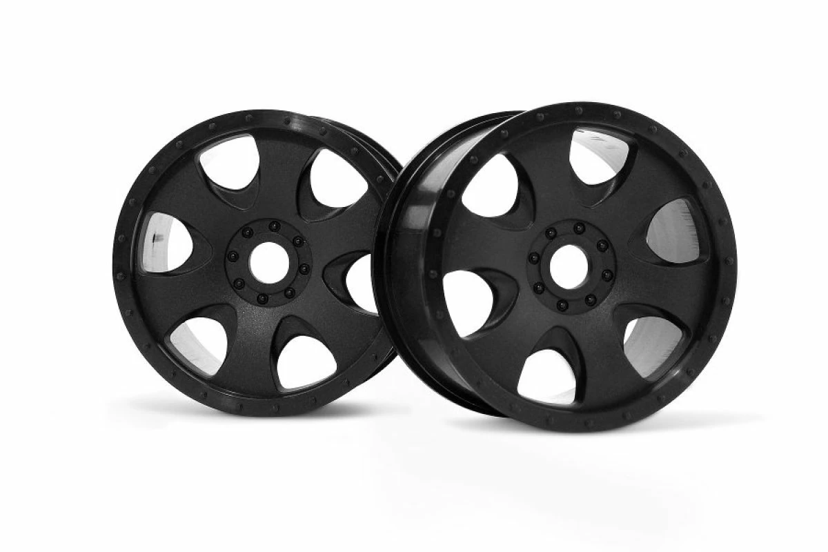 3191 | HPI 3.3" Savage Warlock Black Rims 2Pcs 3 3191 | HPI 3.3" Savage Warlock Black Rims 2Pcs