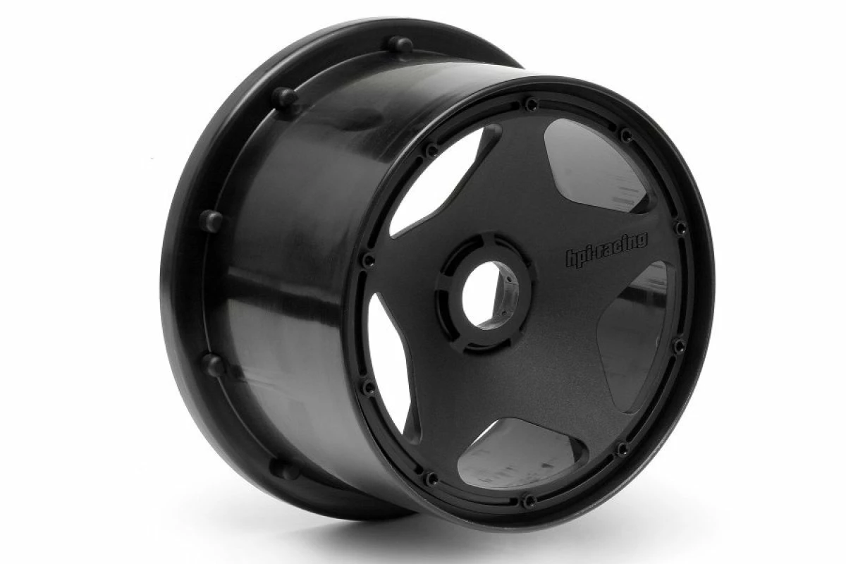 3226 | HPI 4.7/5.5" Baja 5B Rear Super Star Black Rims 2Pcs 4 3226 | HPI 4.7/5.5" Baja 5B Rear Super Star Black Rims 2Pcs - Image 2
