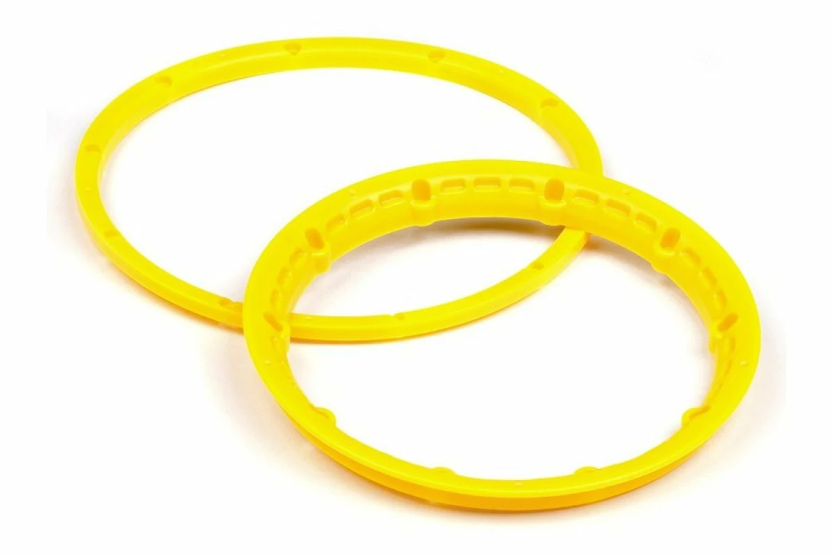 3277 | HPI Baja 5B/5SC/5T Heavy Duty Front/Rear Yellow Beadlocks W/ Screws 2Pcs 3 3277 | HPI Baja 5B/5SC/5T Heavy Duty Front/Rear Yellow Beadlocks W/ Screws 2Pcs