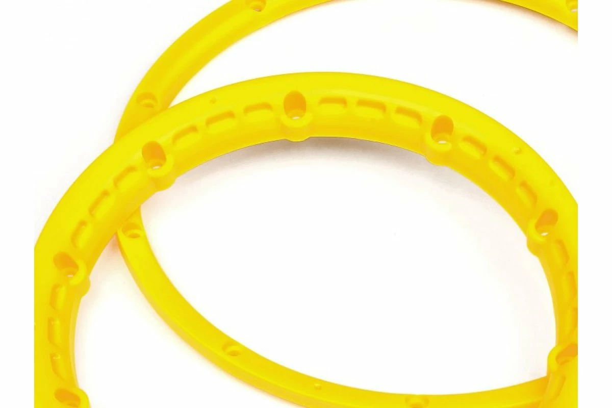 3277 | HPI Baja 5B/5SC/5T Heavy Duty Front/Rear Yellow Beadlocks W/ Screws 2Pcs 5 3277 | HPI Baja 5B/5SC/5T Heavy Duty Front/Rear Yellow Beadlocks W/ Screws 2Pcs - Image 3