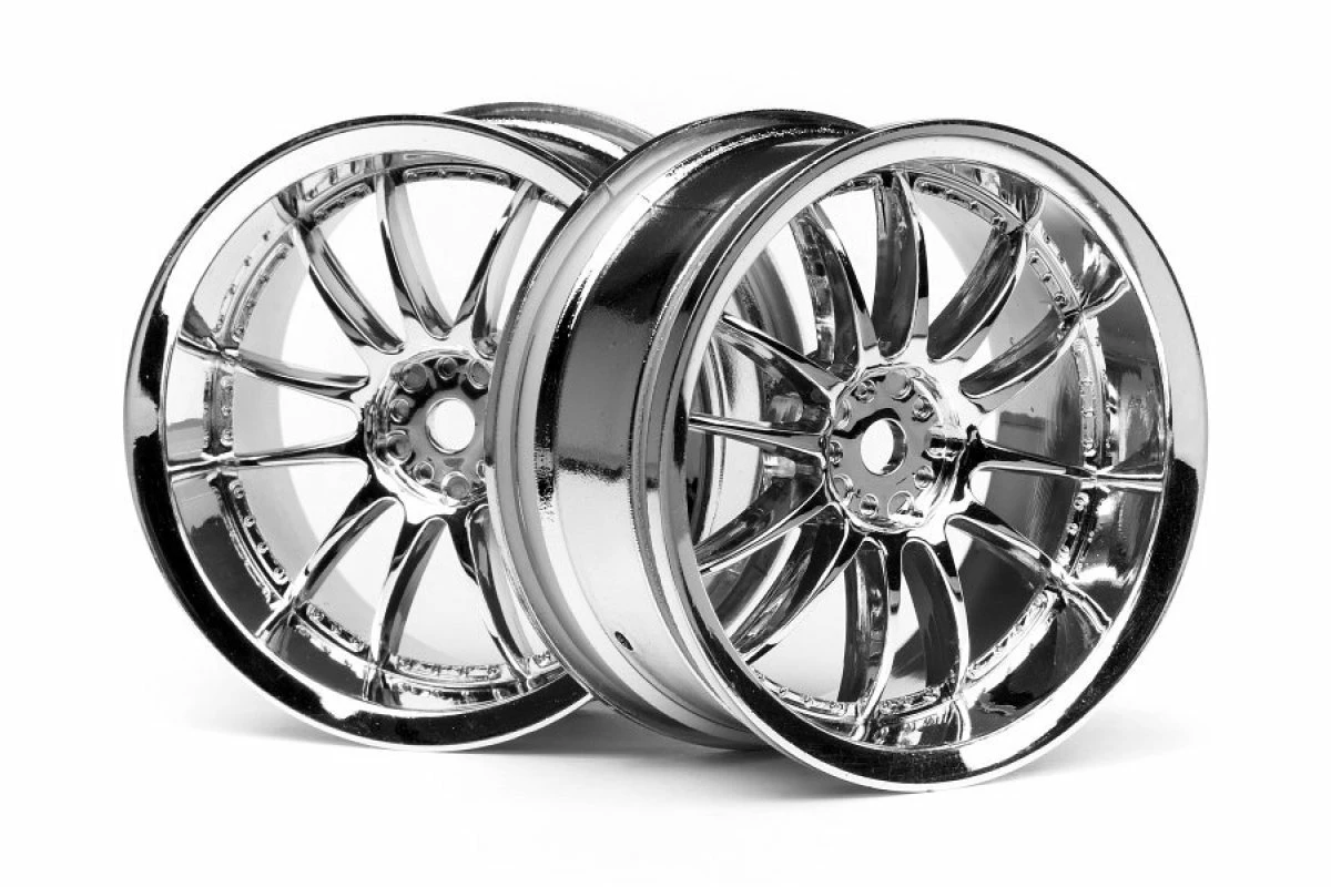 3280 | HPI 1.9" (3mm Off-Set) Work XSA 02C Chrome Rims 2Pcs 3 3280 | HPI 1.9" (3mm Off-Set) Work XSA 02C Chrome Rims 2Pcs