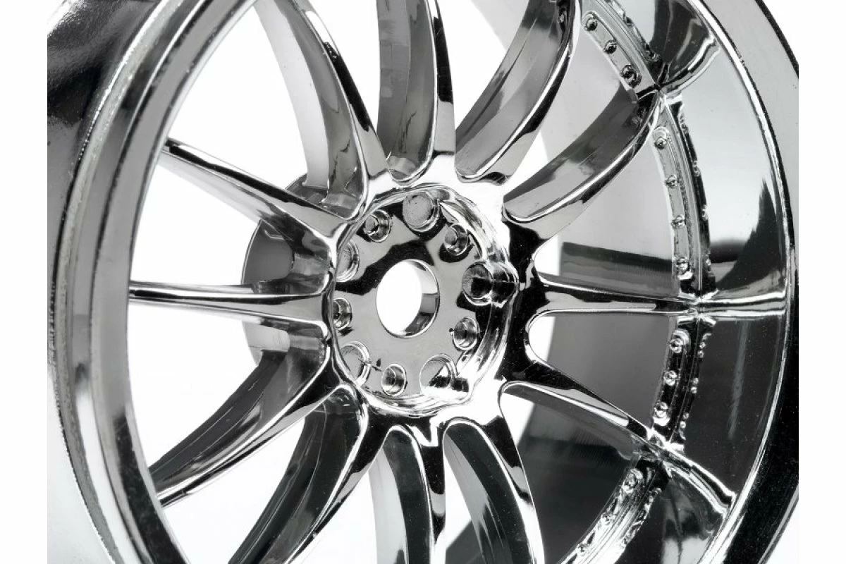 3280 | HPI 1.9" (3mm Off-Set) Work XSA 02C Chrome Rims 2Pcs 5 3280 | HPI 1.9" (3mm Off-Set) Work XSA 02C Chrome Rims 2Pcs - Image 3