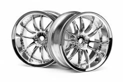 3281 | HPI 1.9" (6mm Off-Set) Work XSA 02C Chrome Rims 2Pcs