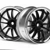 3286 | HPI 1.9" (3mm Off-Set) Work XSA 02C Chrome/Black Rims 2Pcs -Hot Sale HPI Shop HPI 3286 1200x800 1