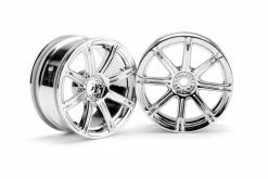 3300 | HPI 1.9" (3mm Off-Set) Work Emotion XC8 Chrome Rims 2Pcs