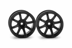 3308 | HPI 1.9" (9mm Off-Set) Work Emotion XC8 Black Rims 2Pcs
