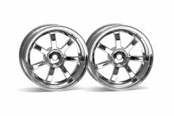 3318 | HPI 1.9" (9mm Off-Set) Rays Gram Lights 57S-Pro Chrome Rims 2Pcs