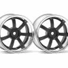 3323 | HPI 1.9" (6mm Off-Set) Rays Gram Lights 57S-Pro Chrome/Gunmetal Rims 2Pcs -Hot Sale HPI Shop HPI 3323 1200x800 1
