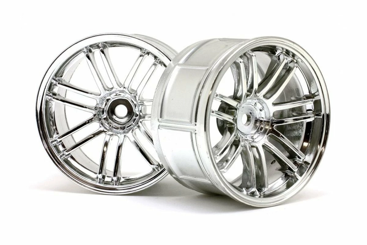 3340 | HPI 2.1" (3mm Off-Set) LP29 Rays Volk Racing RE30 Chrome Rims 2Pcs 3 3340 | HPI 2.1" (3mm Off-Set) LP29 Rays Volk Racing RE30 Chrome Rims 2Pcs