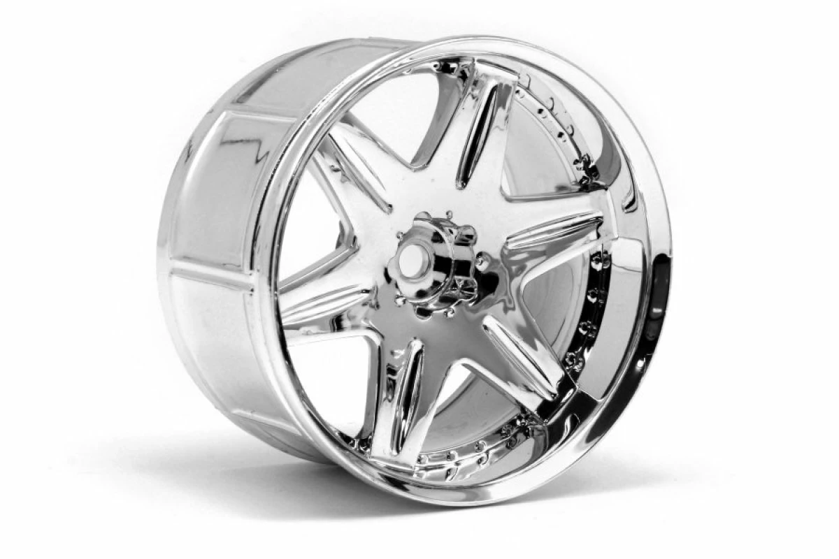 3344 | HPI 2.1" (6mm Off-Set) LP29 Work Model LS406 Chrome Rims 2Pcs 4 3344 | HPI 2.1" (6mm Off-Set) LP29 Work Model LS406 Chrome Rims 2Pcs - Image 2