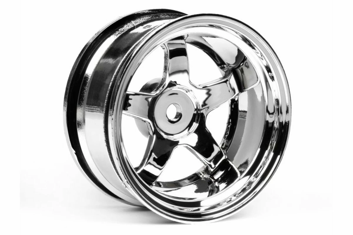 3593 | HPI 1.9" (9mm Off-Set) Work Meister S1 Chrome Rims 2Pcs 4 3593 | HPI 1.9" (9mm Off-Set) Work Meister S1 Chrome Rims 2Pcs - Image 2