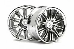 3772 | HPI 1.9" Motor Sport 10 Spoke Chrome Rims 2Pcs
