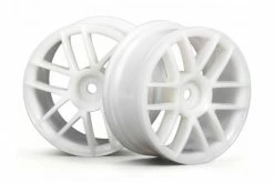 3795 | HPI 1.9" Split 6 White Rims 2Pcs
