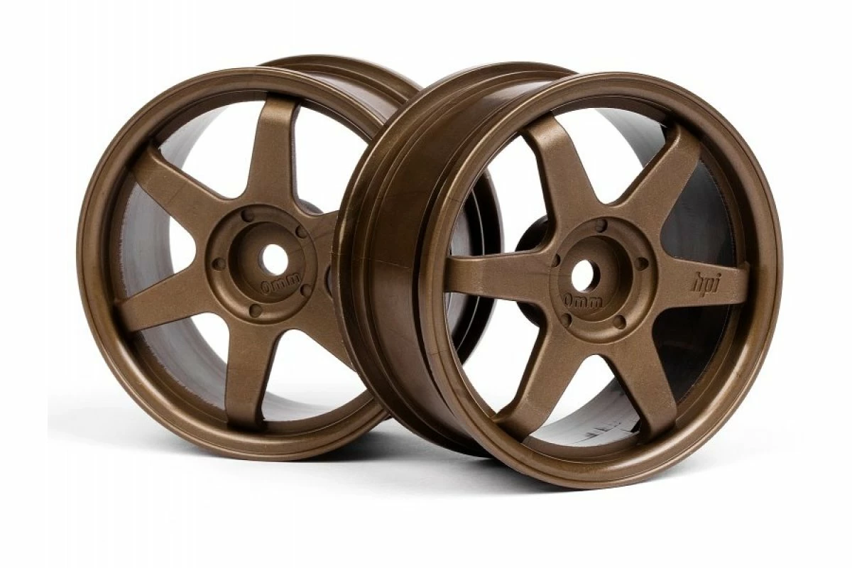 3838 | HPI 1.9" (0mm Off-Set) TE37 Bronze Rims 2Pcs 3 3838 | HPI 1.9" (0mm Off-Set) TE37 Bronze Rims 2Pcs