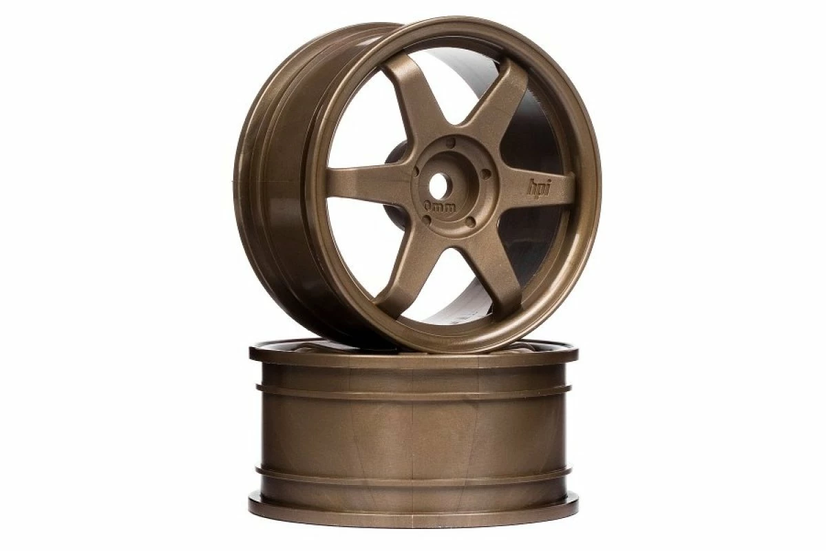 3838 | HPI 1.9" (0mm Off-Set) TE37 Bronze Rims 2Pcs 5 3838 | HPI 1.9" (0mm Off-Set) TE37 Bronze Rims 2Pcs - Image 3