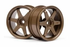 3843 | HPI 1.9" (3mm Off-Set) TE37 Bronze Rims 2Pcs