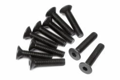 100556 | HPI 3x14mm Fine Thread Countersunk Head Screws 10Pcs