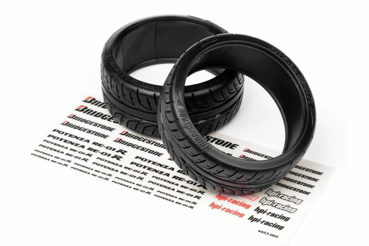 4423 | HPI 1.9" T-Drift Potenza RE-01R Tyres 2Pcs 7 4423 | HPI 1.9" T-Drift Potenza RE-01R Tyres 2Pcs - Image 5