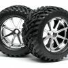 4727 | HPI 4.2" Savage Goliath Tyres On Chrome Blast Rims - Glued Wheels 2Pcs -Hot Sale HPI Shop HPI 4727 1200x800 1