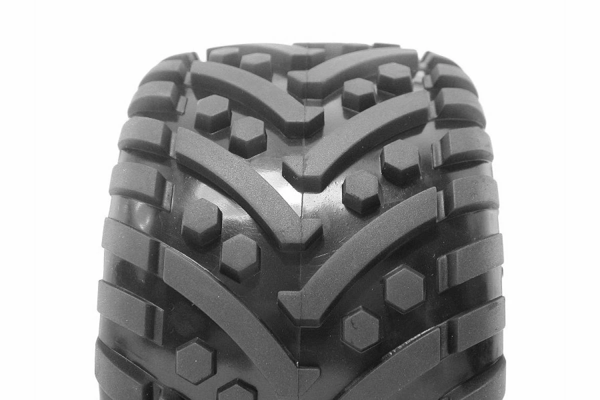 4728 | HPI 4.2" Savage Goliath Tyres On Chrome Tremor Rims - Glued Wheels 2Pcs 4 4728 | HPI 4.2" Savage Goliath Tyres On Chrome Tremor Rims - Glued Wheels 2Pcs - Image 2